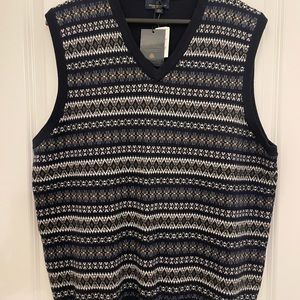 NWT Mens Brooks Brothers sweater vest